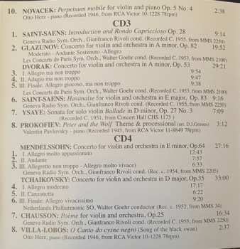 6CD/Coffret Ricardo Odnoposoff: Vol.1 . Violin Concertos And Showpieces