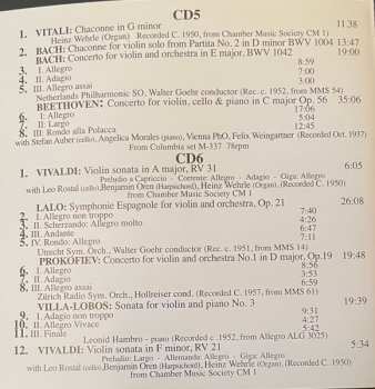 6CD/Coffret Ricardo Odnoposoff: Vol.1 . Violin Concertos And Showpieces