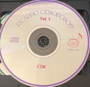 6CD/Coffret Ricardo Odnoposoff: Vol.1 . Violin Concertos And Showpieces