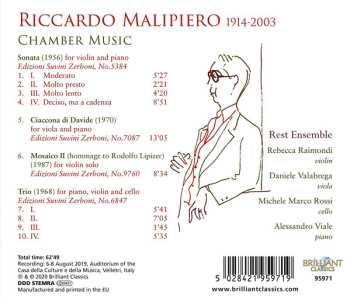 CD Rest Ensemble: Chamber Music