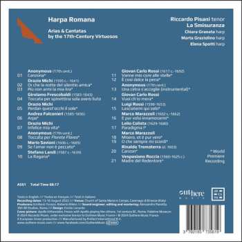 CD Riccardo Pisani: Harpa Romana - Arias & Cantatas By The 17th-Century Virtuosos