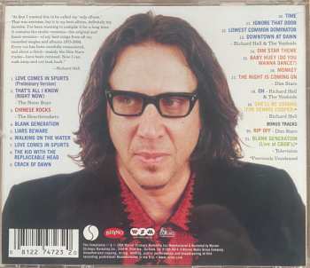 CD Richard Hell: Spurts: The Richard Hell Story