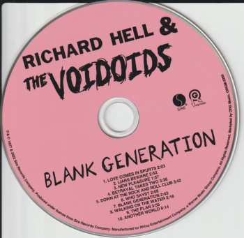 CD Richard Hell & The Voidoids: Blank Generation DLX