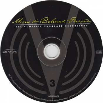3CD Richard & Mimi Farina: The Complete Vanguard  Recordings