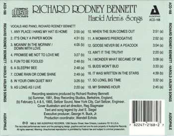 CD Richard Rodney Bennett: Harold Arlen's Songs