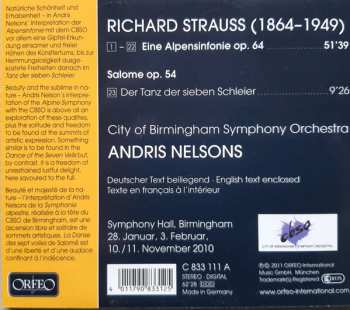 CD Richard Strauss: Eine Alpensinfonie - Salome Tanz
