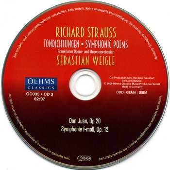 6CD/Coffret Richard Strauss: Tondichtungen • Symphonic Poems