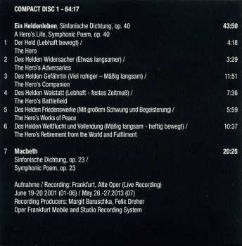 6CD/Coffret Richard Strauss: Tondichtungen • Symphonic Poems
