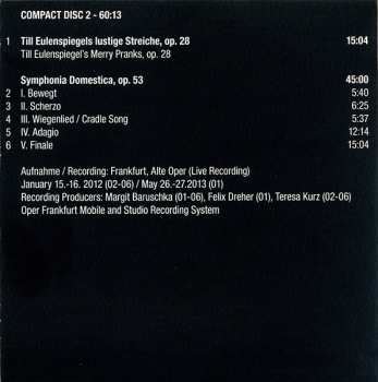 6CD/Coffret Richard Strauss: Tondichtungen • Symphonic Poems