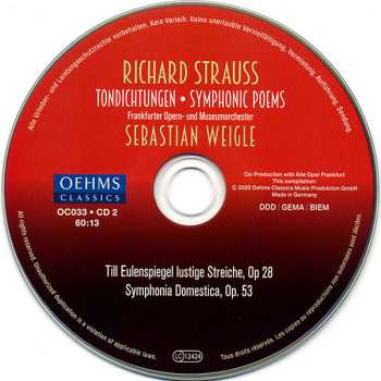 6CD/Coffret Richard Strauss: Tondichtungen • Symphonic Poems