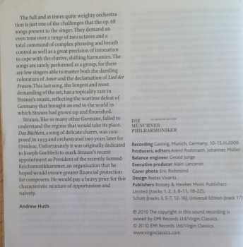 CD Richard Strauss: Poesie