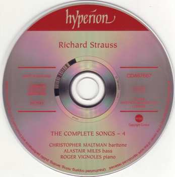CD Richard Strauss: The Complete Songs – 4