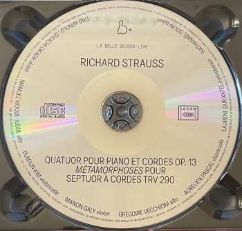 CD Various: Quatuor Pour Piano Et Cordes / Métamorphoses Pour Septuor A Cordes