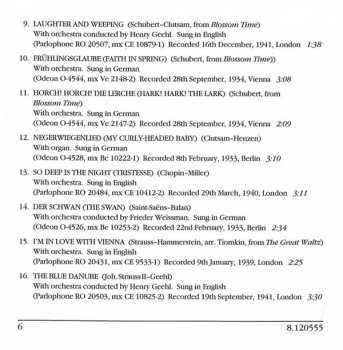 CD Richard Tauber: Vol.2 "I'm In Love With Vienna"