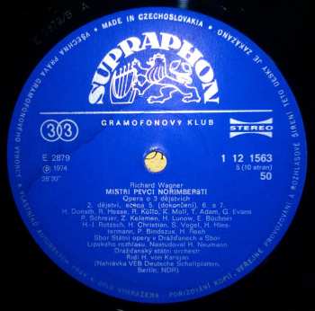 5LP/Coffret Herbert von Karajan: Mistři Pěvci Norimberští (Die Meistersinger von Nürnberg)