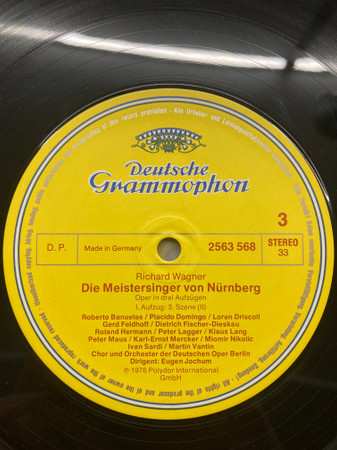 5LP/Coffret Richard Wagner: Die Meistersinger Von Nürnberg