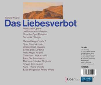 3CD/Coffret Richard Wagner: Das Liebesverbot