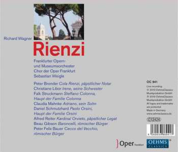3CD/Coffret Richard Wagner: Rienzi