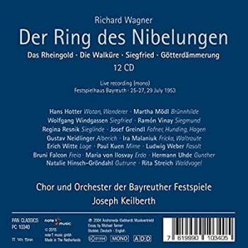 12CD/Coffret Richard Wagner: Der Ring Des Nibelungen [Bayreuth 1953]