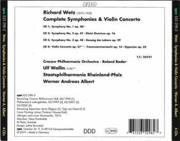 4CD/Coffret Staatsphilharmonie Rheinland-Pfalz: Complete Symphonies & Violin Concerto