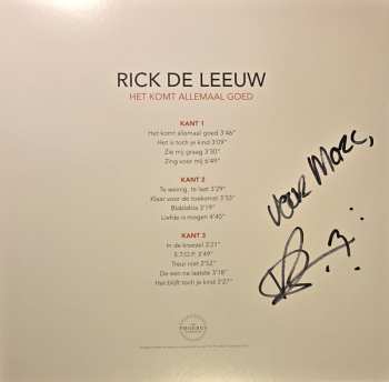 2LP Rick De Leeuw: Het Komt Allemaal Goed