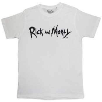 Merch Rick & Morty: T-shirt Mono Logo Rick & Morty