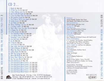 6CD/Coffret Ricky Nelson: For You - The Decca Years 1963-1969