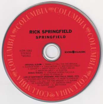 CD Rick Springfield: Springfield