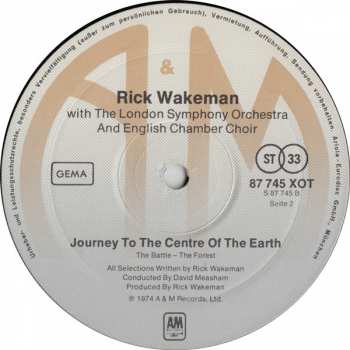 LP Rick Wakeman: Journey To The Centre Of The Earth