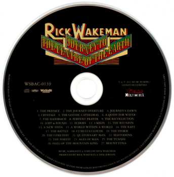 CD Rick Wakeman: Journey To The Centre Of The Earth