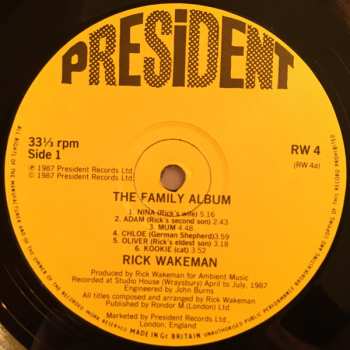 LP Rick Wakeman: The Family Album