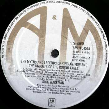 LP Rick Wakeman: The Myths And Legends Of King Arthur And The Knights Of The Round Table