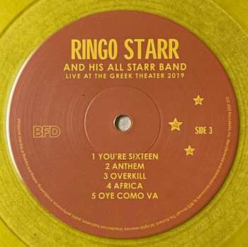 2LP Ringo Starr And His All-Starr Band: Live At The Greek Theater 2019 CLR | LTD