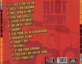 CD Riot Company: Passion Punk Rock