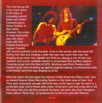 6CD/Coffret Riot: The Official Bootleg Box Set Volume 1 1976-1980