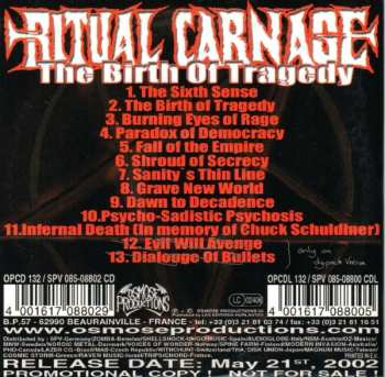 CD Ritual Carnage: The Birth Of Tragedy