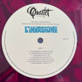 LP Riz Ortolani: L'Invasione (Original Motion Picture Soundtrack) LTD | CLR