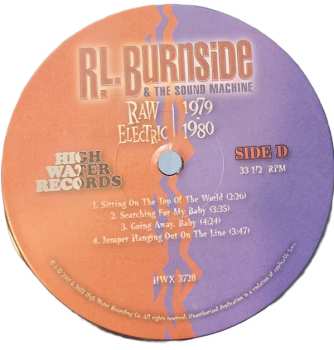 2LP R.L. Burnside & The Sound Machine: Raw Electric: 1979 - 1980