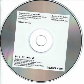 CD Rap Monster: Indigo