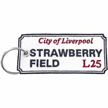 Merch Road Sign: Porte-clés Strawberry Field, Liverpool Sign 