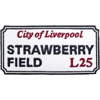 Merch Road Sign: Décoration Strawberry Field, Liverpool Sign