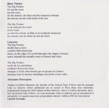 CD Rob Brown Quartet: The Big Picture