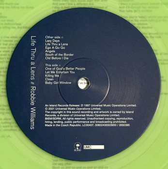 LP Robbie Williams: Life Thru A Lens CLR | LTD
