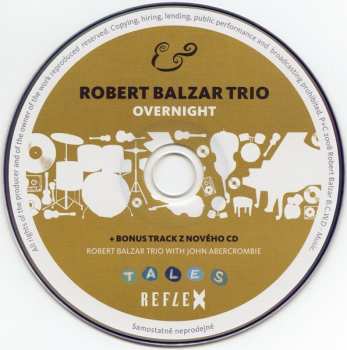 CD Robert Balzar Trio: Overnight
