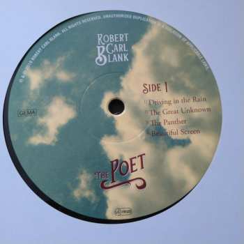 2LP Robert Carl Blank: The Poet