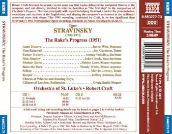 2CD Robert Craft: The Rake's Progress