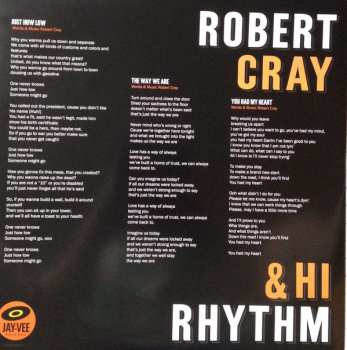 LP Robert Cray: Robert Cray & Hi Rhythm
