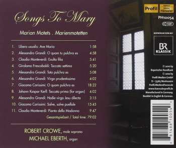 CD Robert Crowe: Songs To Mary - Marian Motets
