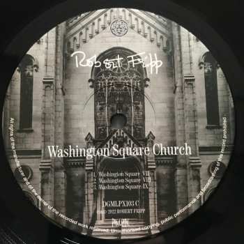 2LP Robert Fripp: Washington Square Church