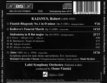 CD Robert Kajanus: Finnish Rhapsody (Kullervo's Funeral March, Sinfonietta, Aino)
